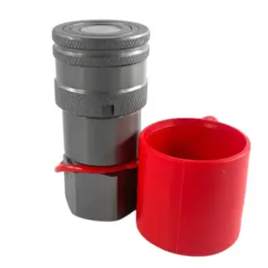 3/4″ Flat Face High-Flow Hydraulic Quick Connect Female Coupler – 3/4″ SAE Thread