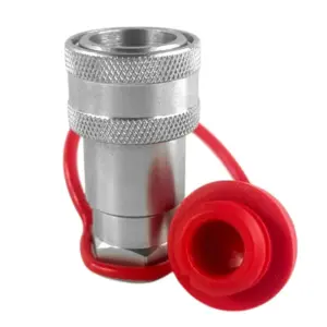 3/8″ Ag Hydraulic Quick Connect Female Coupler, 3/8″ NPT Thread