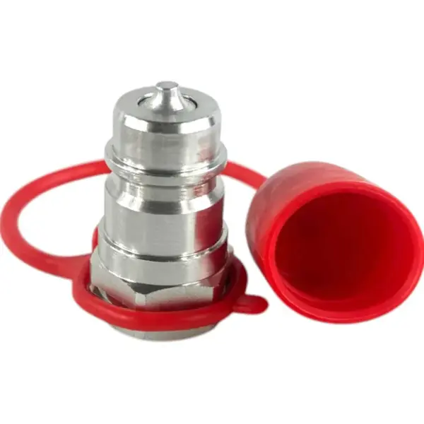 1/2" ISO 5675 Male Hydraulic Quick Coupler – Dash -10, 5/8" SAE #10 (7/8″-14 UNF) ORB, 3600 PSI