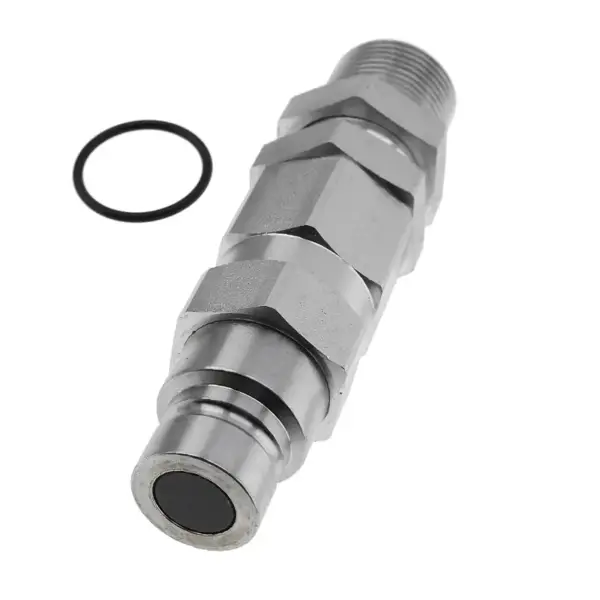 AT312876 flat face Male coupler 1/2" body size ORFS 5/8 Male Thread