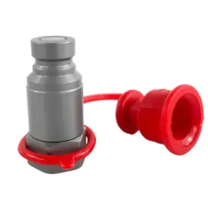 Bobcat® 7246787 Hydraulic Male Flat Face Quick Coupler 1/4" body size 9/16"-18 UNF/ORB (SAE O-Ring)