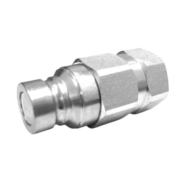 CAT 153 2995 Flat Face Male Coupler 1/2" Body Size 7/8"-14 UNF Thread