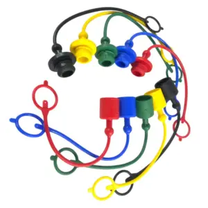 DC AG12 5 Sets Dust Caps for 1/2" Agricultural Quick Couplings