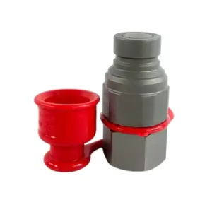 FF-19 M SAE34 3/4" Body Size ISO 16028 Flat Face Male Coupler with SAE 3/4" Thread (1-1/16″-12 UNF)