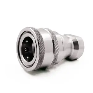 1/2″ NPT Stainless Steel ISO 7241-B Female Quick Disconnect Coupler