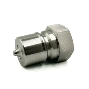 3/4″ NPT ISO 7241-B Stainless Steel Quick Disconnect Hydraulic Male Coupler