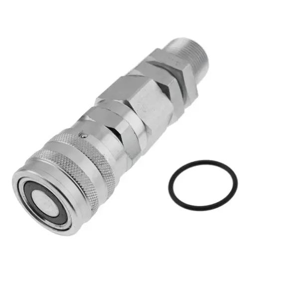 KV11305 John Deere Replacement Flat Face Female Coupler ORFS 5/8" Thread 1/2" Body Size