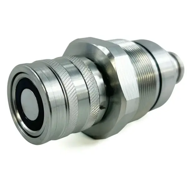 Kubota V1311 77150 Replacement Hydraulic Female Flat Face Quick Coupler For 4BD4FH Manifold Block (48mm Thread Diameter)